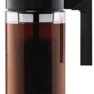 Takeya Patented Deluxe Cold Brew Coffee Maker, One Quart, Black